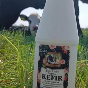 Bottle of kefir